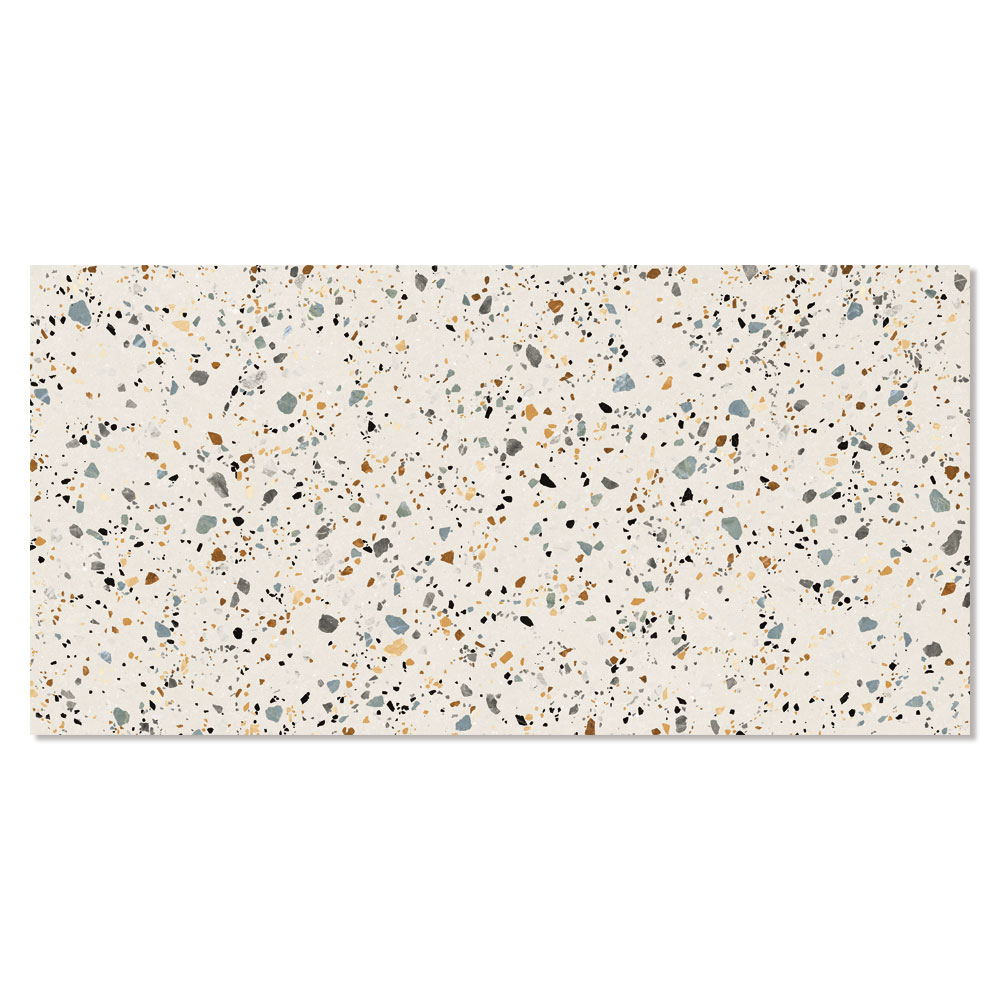 Klinker Terrazzo Colorful Beige Matt 60x120 cm